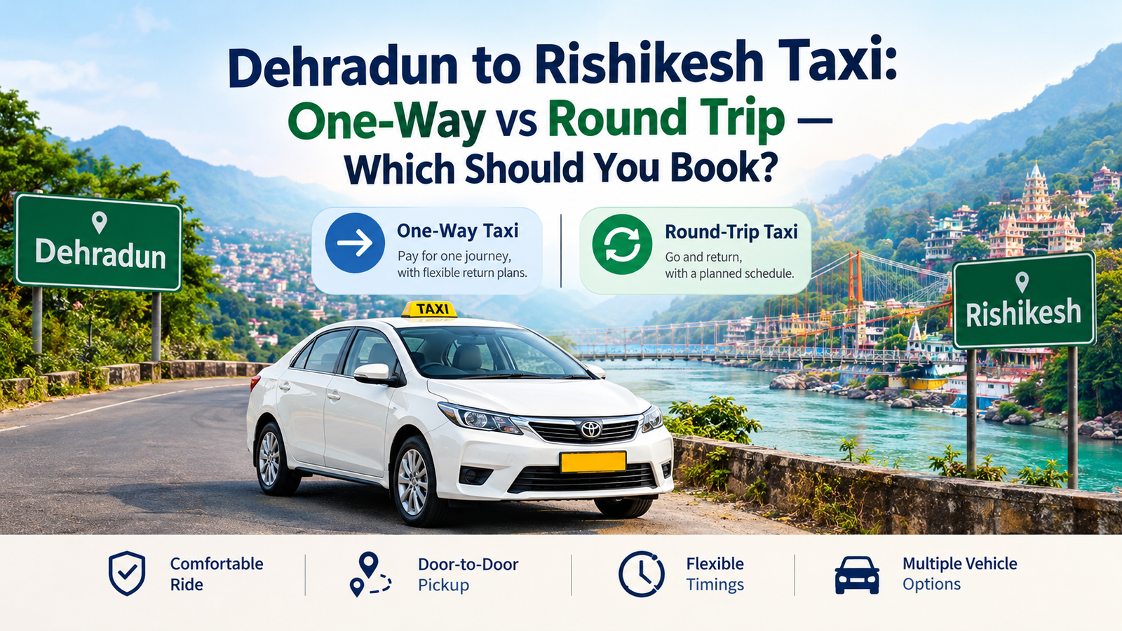 Dehradun to Rishikesh Taxi